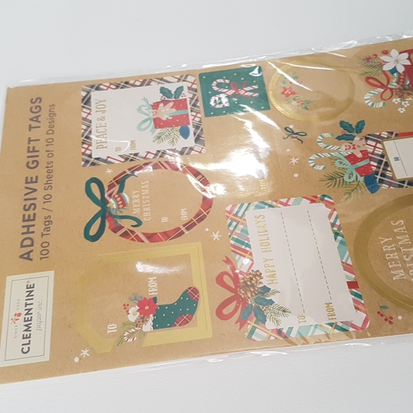 🎅🏼100 Stickers Gift Tags (10 Sheets) - Picture 6 of 12